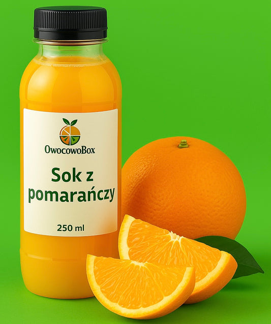 Sok naturalny z pomarańczy