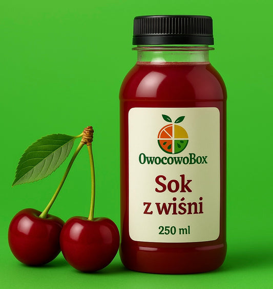 Sok naturalny z wiśni