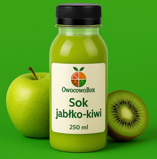 Sok naturalny jabłkowo-kiwi