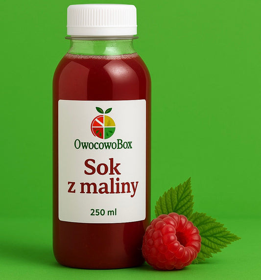 Sok naturalny z malin