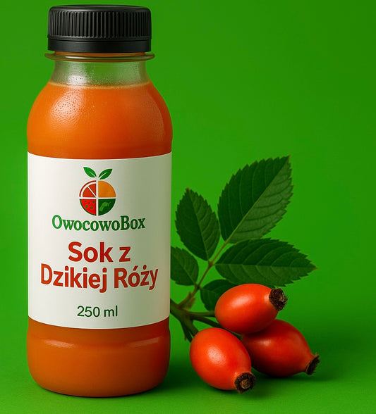 Sok naturalny z dzikiej róży