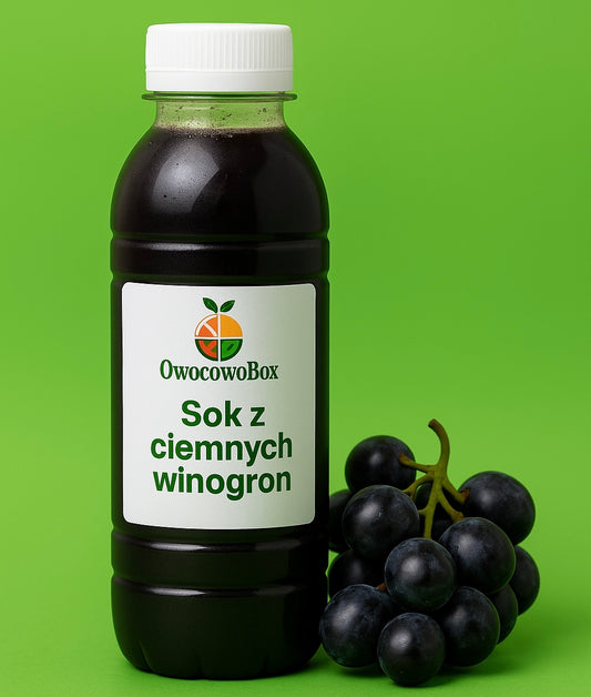 Sok naturalny z ciemnych winogron