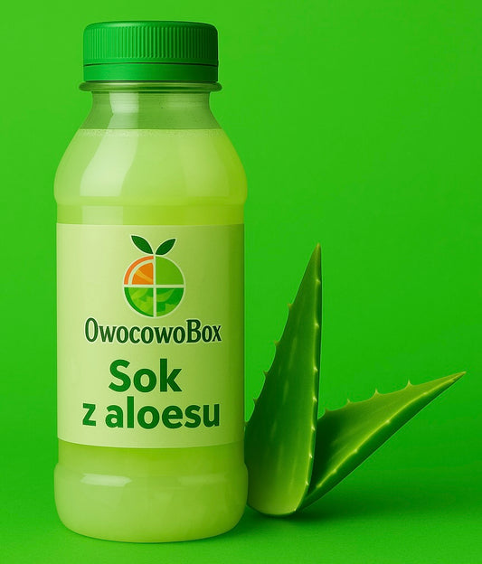 Sok naturalny z miąższu aloesu